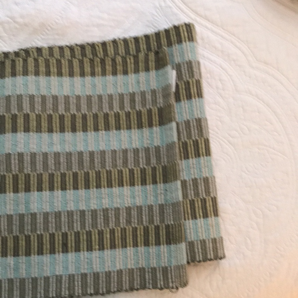 Runner Striped Green and Blue - Picture 4 of 5